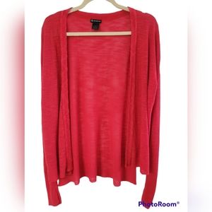 New Directions small red cardigan